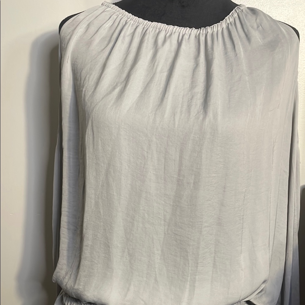 Alfani White Sleeveless Relaxed Blouse
